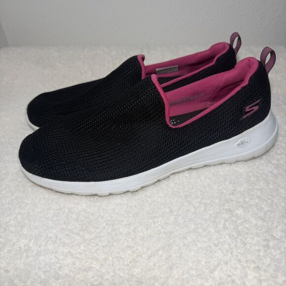 Women's SKECHERS Go Walk Joy Black Slip On Walking Shoes / Size 11 - Picture 3 of 8